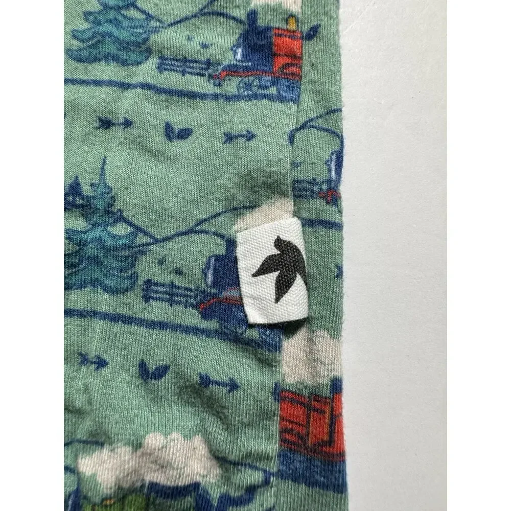 Little Bird Bamboo Thomas & Friends Train Zipper Sleeper Pajamas 3T Bamboo